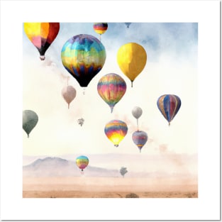 Hot Air Balloons Posters and Art